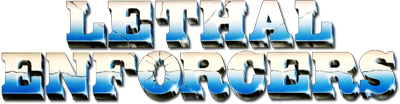 Lethal Enforcers logo for Sega Genesis